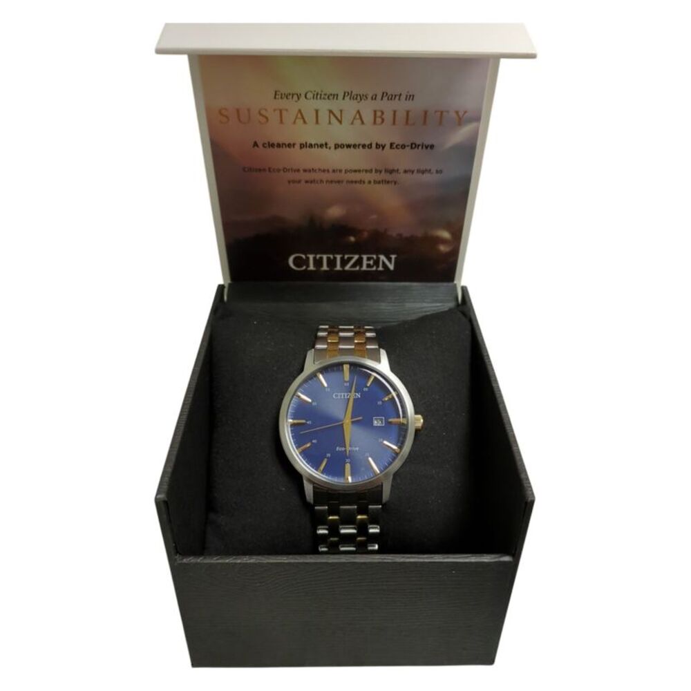 Citizen Men's Eco-Drive Two-Tone Dress Classic Watch 40mm, BM7468-51L